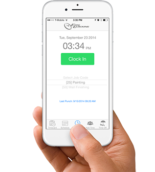 easytime clock mobile app
